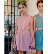 Εβίτα Φόρεμα Μακό Ροζ 254020