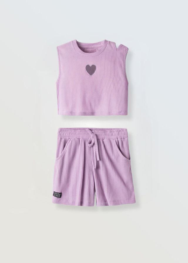 Εβίτα Σετ 2 Τεμαχίων Μωβ 242019