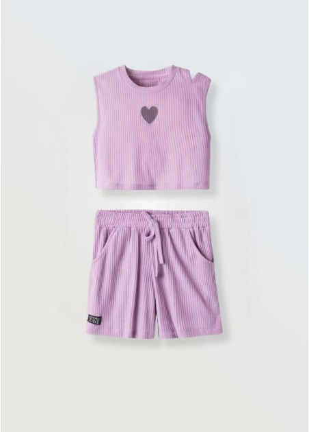 Εβίτα Σετ 2 Τεμαχίων Μωβ 242019