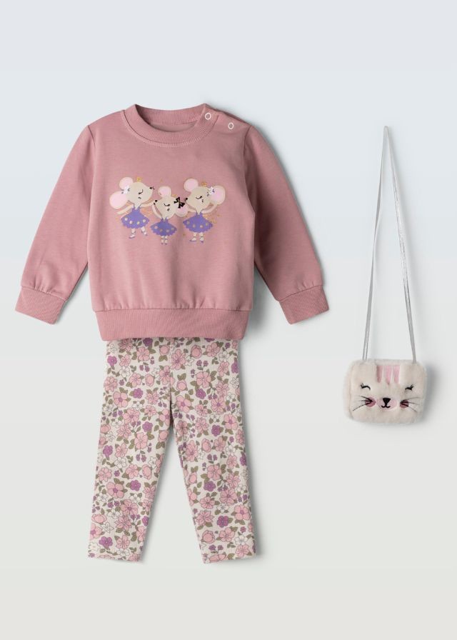 Εβίτα Σετ 3 Τεμαχίων Ροζ 255520