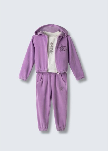 Εβίτα Σετ 3 Τεμαχίων Μωβ 243279