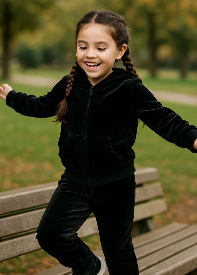 Trax Σετ 2 Τεμαχίων Βελούδινο Μαύρο 42620