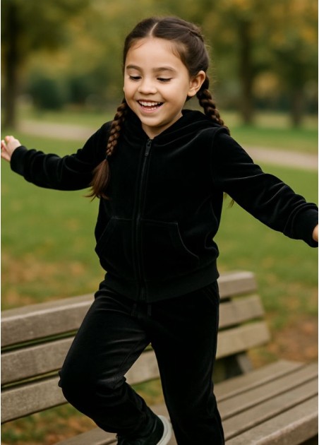 Trax Σετ 2 Τεμαχίων Βελούδινο Μαύρο 42620