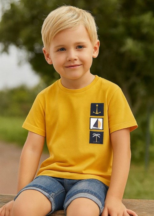 Mayoral Μπλούζα Πικέ 24-03001-033