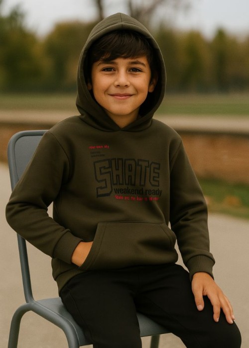 Hashtag Φούτερ Χακί 255713