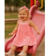 Εβίτα Φόρεμα Μακό Ροζ 226544