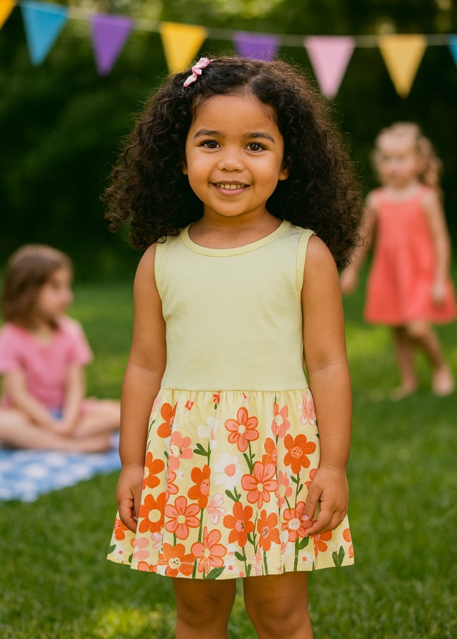 Trax Φόρεμα Αμάνικο Κίτρινο 43232