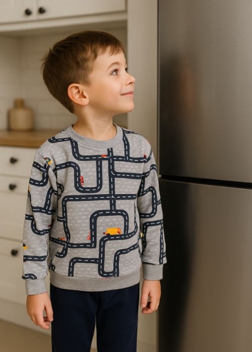 Trax Πιτζάμα Γκρι 42994