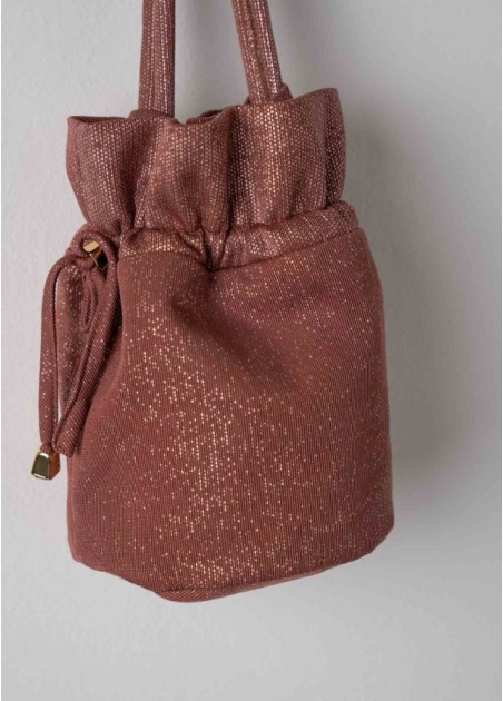 Εβίτα Σετ Φόρεμα Με Τσάντα Μπρονζέ 255067