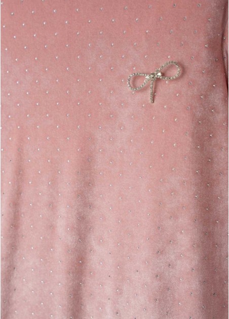 Εβίτα Φόρεμα Ροζ 255071