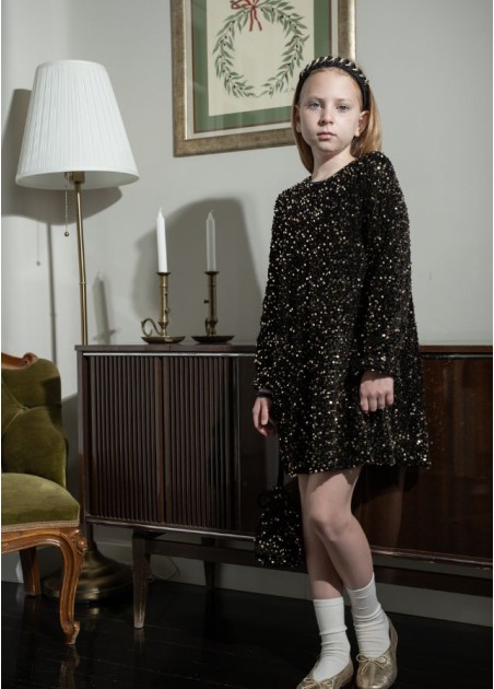 Εβίτα Σετ Φόρεμα Με Τσάντα Μαύρο 255054