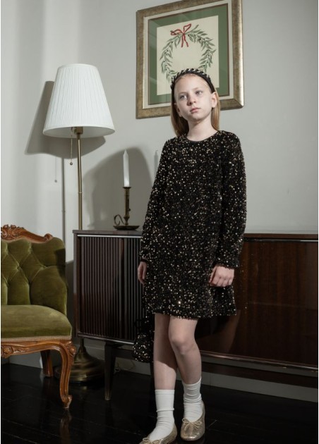 Εβίτα Σετ Φόρεμα Με Τσάντα Μαύρο 255054