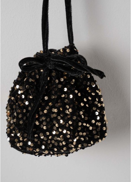 Εβίτα Σετ Φόρεμα Με Τσάντα Μαύρο 255054