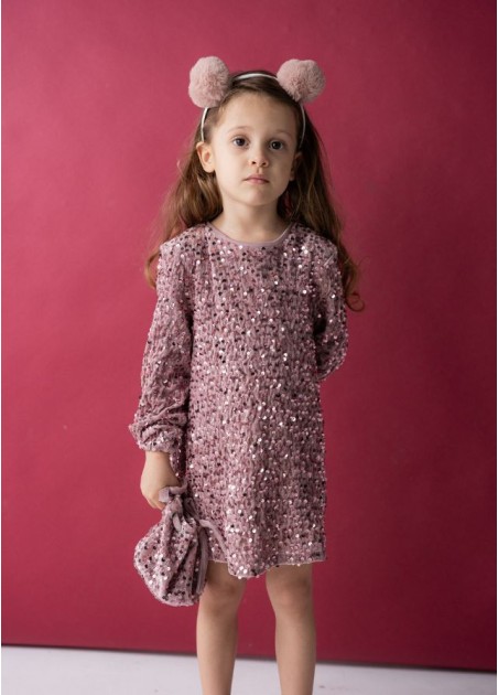 Εβίτα Σετ Φόρεμα Με Τσάντα Ροζ 255251