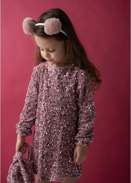 Εβίτα Σετ Φόρεμα Με Τσάντα Ροζ 255251