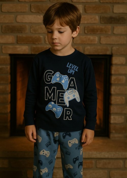 Hashtag Πιτζάμα Με Μάσκα Ύπνου H-348