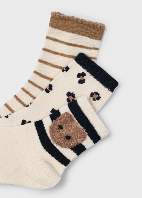 Mayoral Σετ 3 Καλτσάκια 15-10056-063