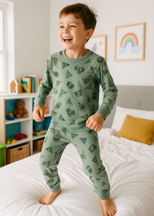 Hashtag Πιτζάμα Με Μάσκα Ύπνου H-619