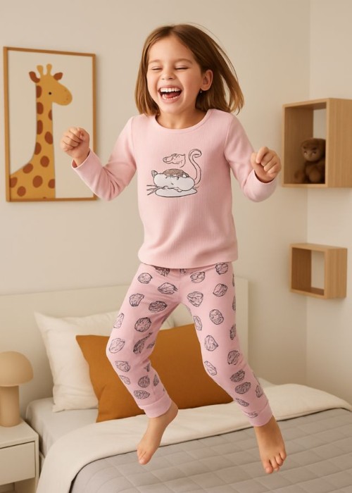 Εβίτα Πιτζάμα Ροζ H615