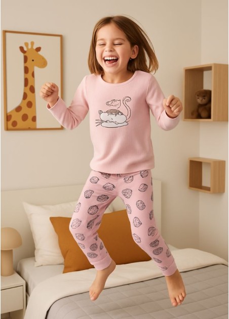 Εβίτα Πιτζάμα Ροζ H615