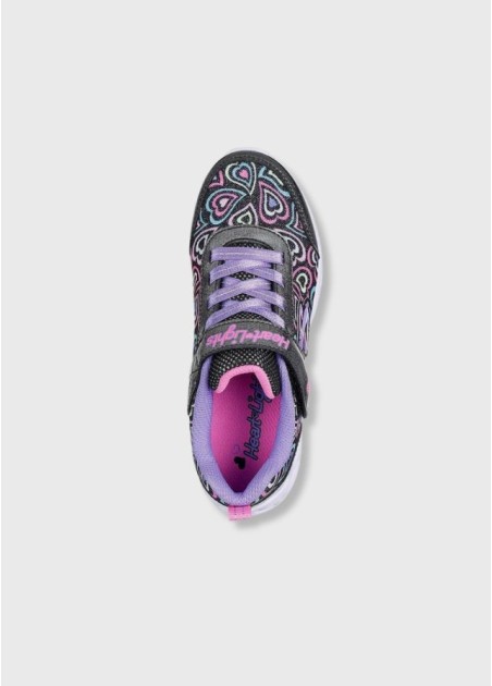 Skechers Αθλητικά Με Φωτάκια Μαύρο 303257L