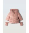 Εβίτα Μπουφάν Με Γάντια Ροζ 255535