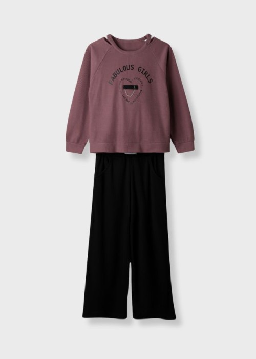 Εβίτα Σετ 2 Τεμαχίων Μωβ 255004