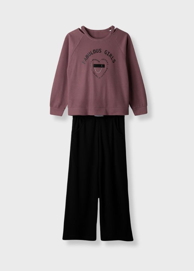 Εβίτα Σετ 2 Τεμαχίων Μωβ 255004