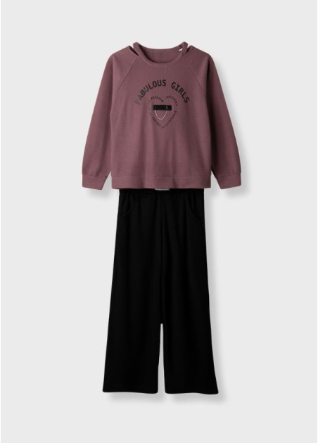 Εβίτα Σετ 2 Τεμαχίων Μωβ 255004