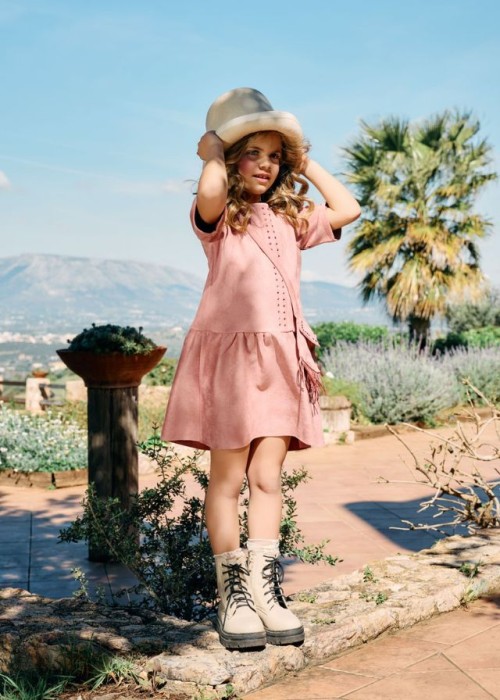 Εβίτα Σετ Φόρεμα Με Τσάντα Ροζ 255208