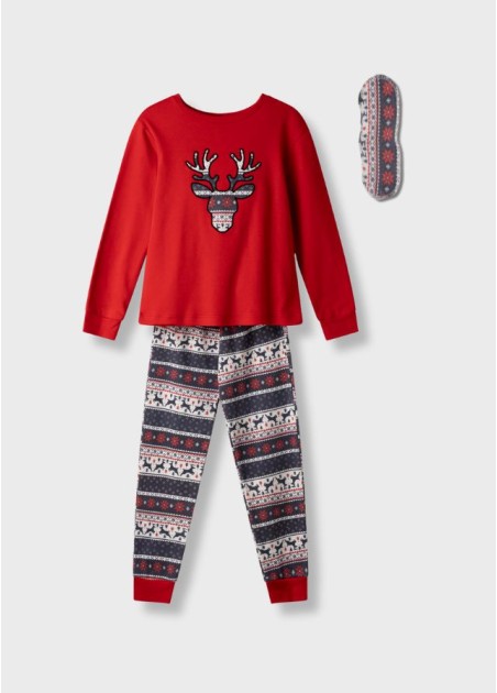 Εβίτα Πιτζάμα Με Μάσκα Ύπνου H618