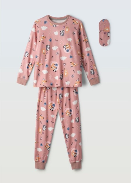 Εβίτα Πιτζάμα Με Μάσκα Ύπνου H613