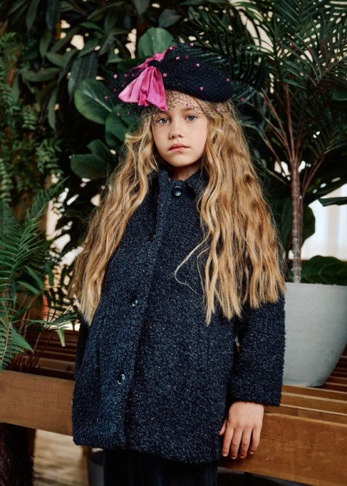 Εβίτα Παλτό Μαύρο 255080