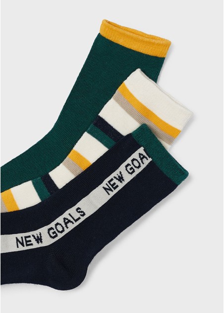 Mayoral Σετ 3 Καλτσάκια 14-10803-052