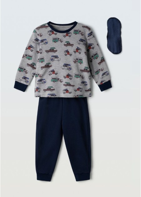 Hashtag Πιτζάμα Με Μάσκα Ύπνου H-609