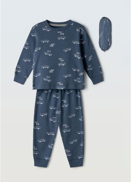 Hashtag Πιτζάμα Με Μάσκα Ύπνου H-607