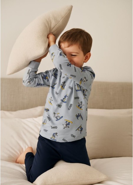 Hashtag Πιτζάμα Με Μάσκα Ύπνου H608