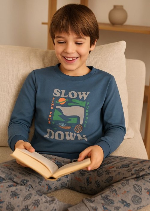 Hashtag Πιτζάμα Με Μάσκα Ύπνου H-623