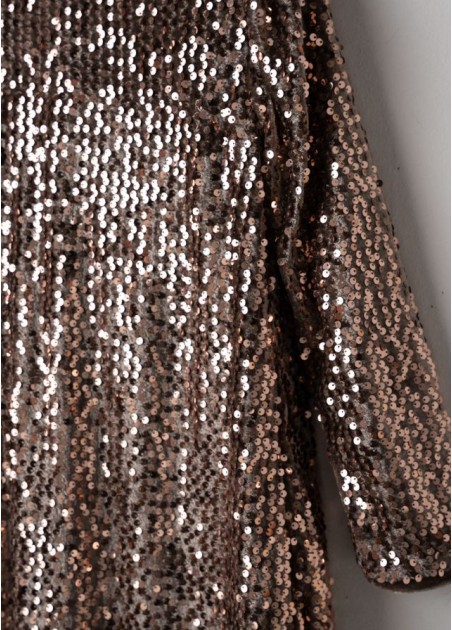 Εβίτα Σετ Φόρεμα Με Τσάντα Χρυσό 255095