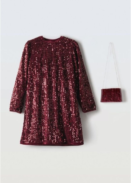 Εβίτα Σετ Φόρεμα Με Τσάντα Κόκκινο 255095