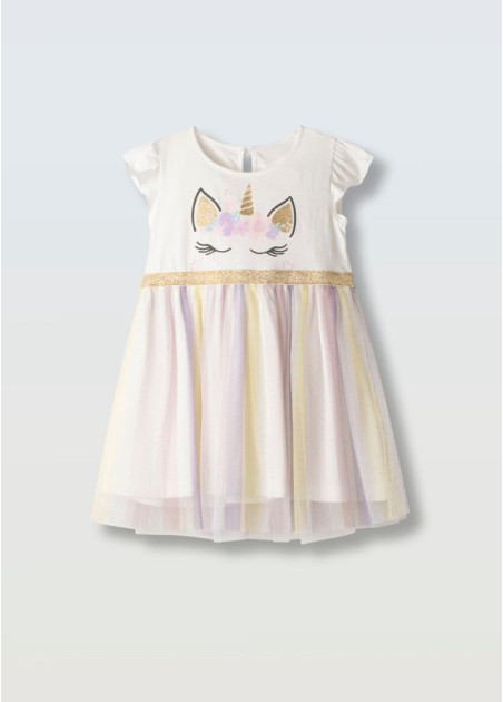 Εβίτα Φόρεμα Λευκό 266276