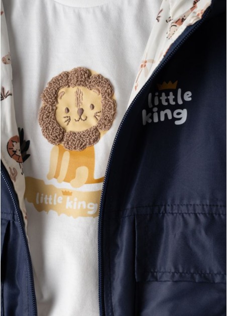 Hashtag Σετ 3 Τεμαχίων Με Μπουφάν Διπλής Όψης 266613