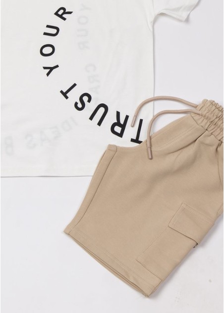 Trax Σετ 2 Τεμαχίων Εκρού 49335