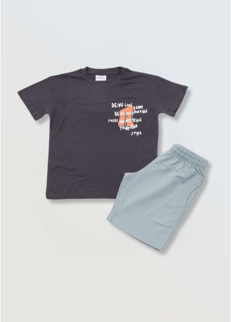 Trax Σετ 2 Τεμαχίων Ανθρακί 49328