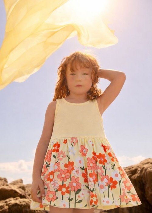 Trax Φόρεμα Αμάνικο Κίτρινο 43232