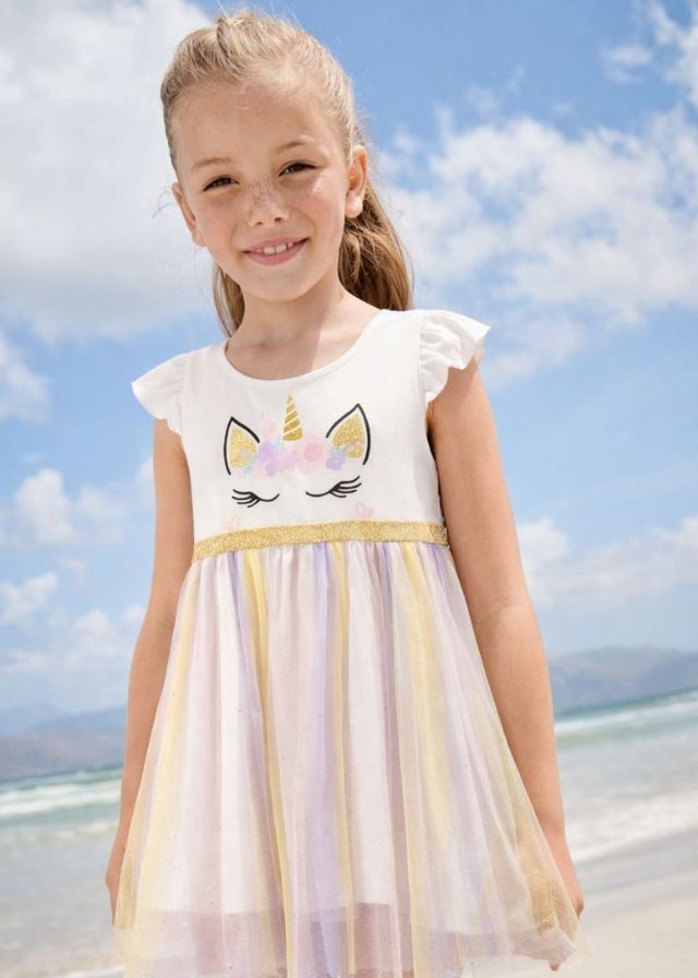 Εβίτα Φόρεμα Λευκό 266276