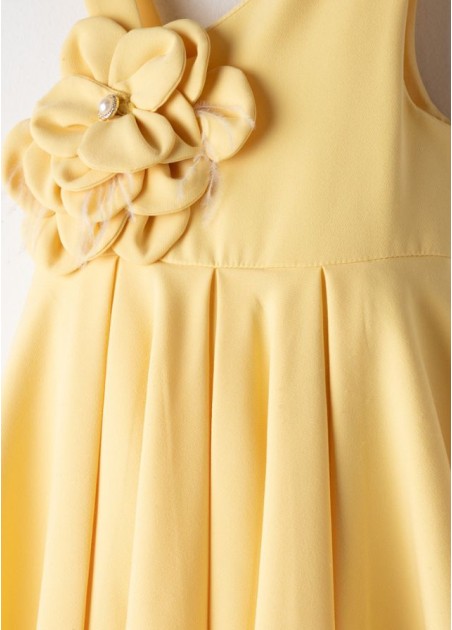 Εβίτα Φόρεμα Κίτρινο 266278