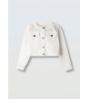 Εβίτα Τζάκετ Λευκό 266026