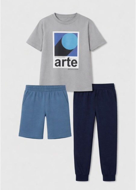 Trax Σετ 3 Τεμαχίων Γκρι 49311