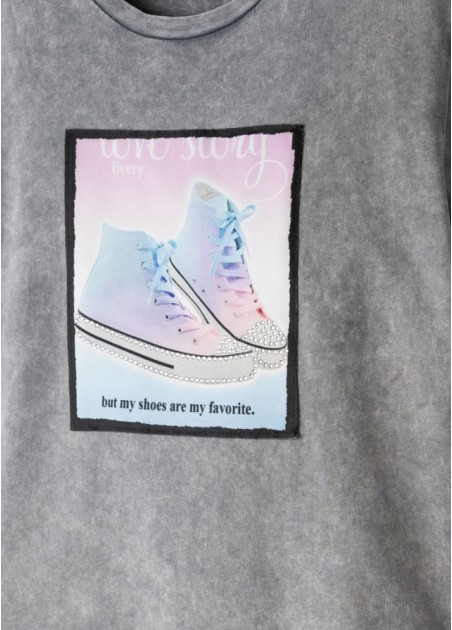 Εβίτα Σετ 2 Τεμαχίων Γκρι 266002